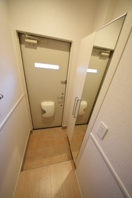 玄関　シューズBOX付き玄関