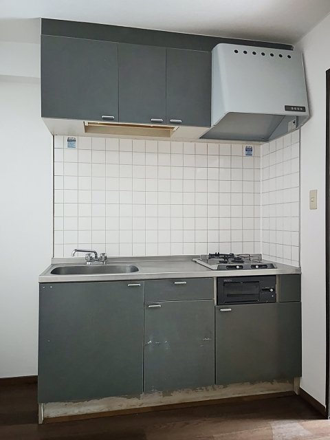 キッチン　2口ガスコンロ