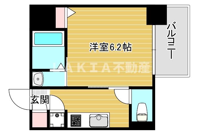 エスリード南堀江グランツの間取り写真