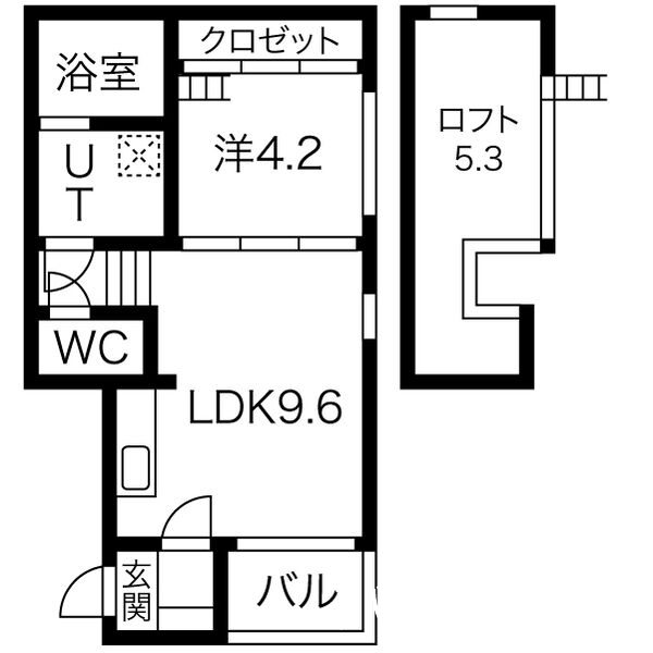 ミレニア栄生の間取り写真