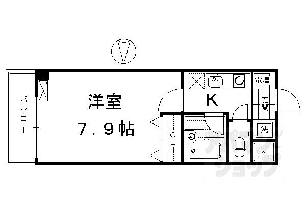 メディナ東寺の間取り写真