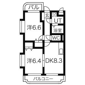 【ユーミー　アーバンコートの間取り】