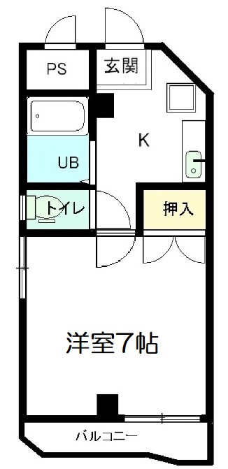 ベルトピア金沢4の間取り写真