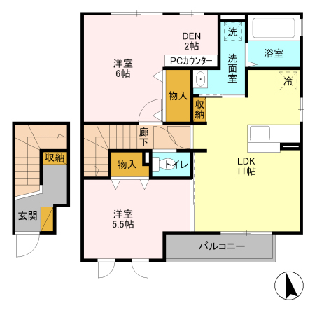 アマービレ　マユミの間取り