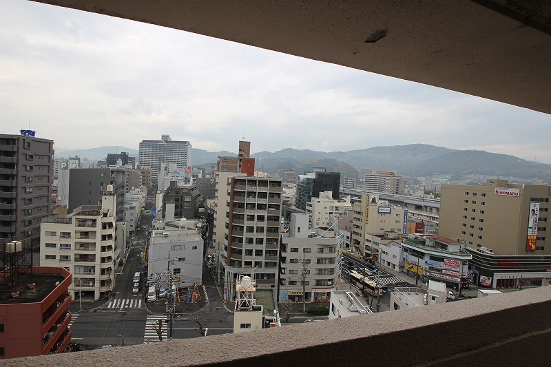 【広島市西区横川町のマンションの眺望】