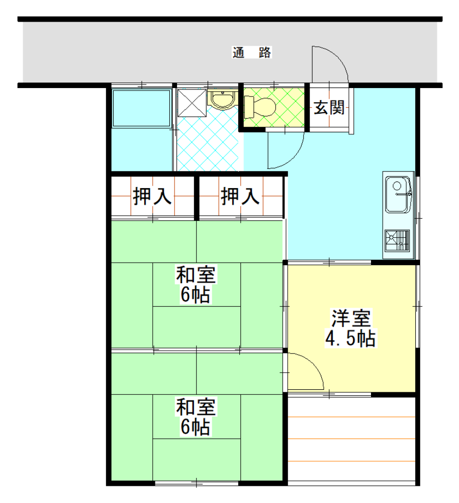 第２本間コーポ_間取り_0