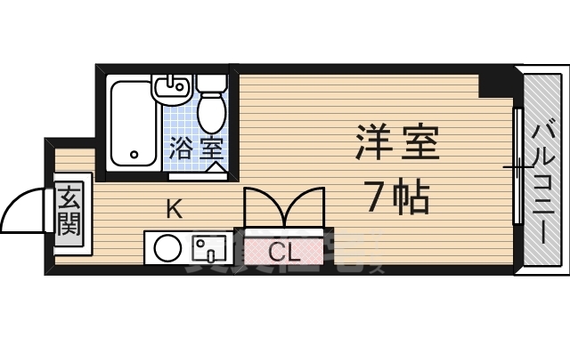 宇治市小倉町のマンションの間取り