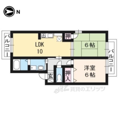 【サードニックス舟山の間取り】