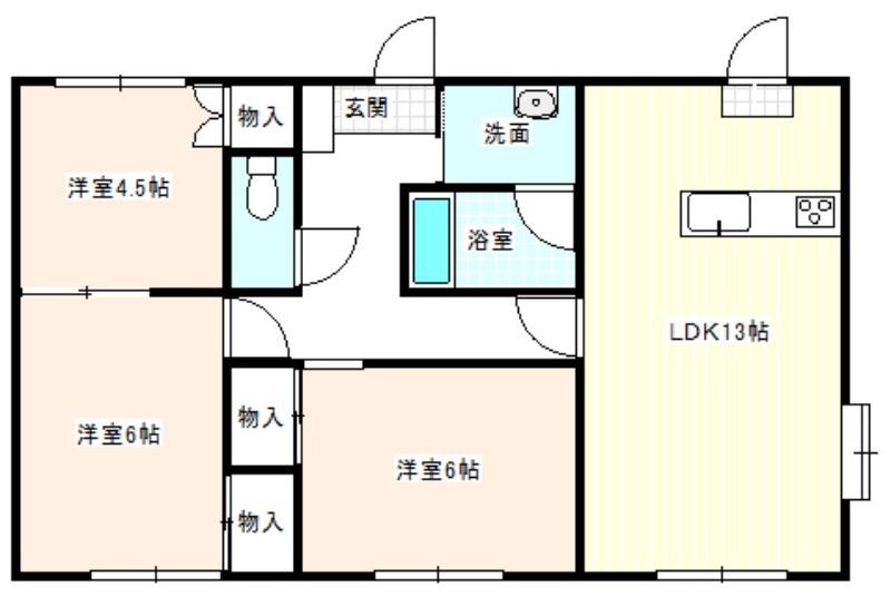 石塚マンションの間取り