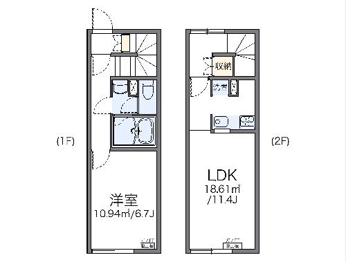 レオネクストブルーブランシェの間取り