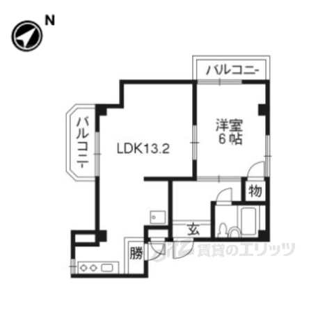 メゾンバーザスの間取り