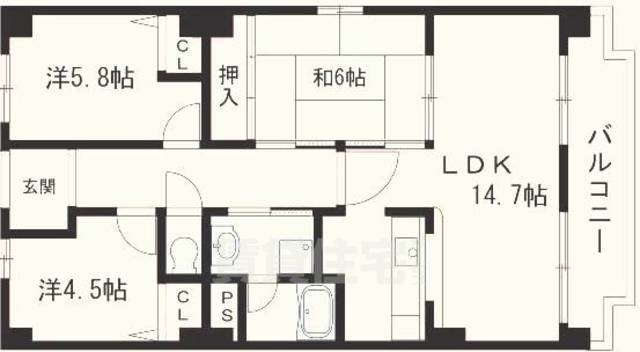 ユニーブル大曽根の間取り