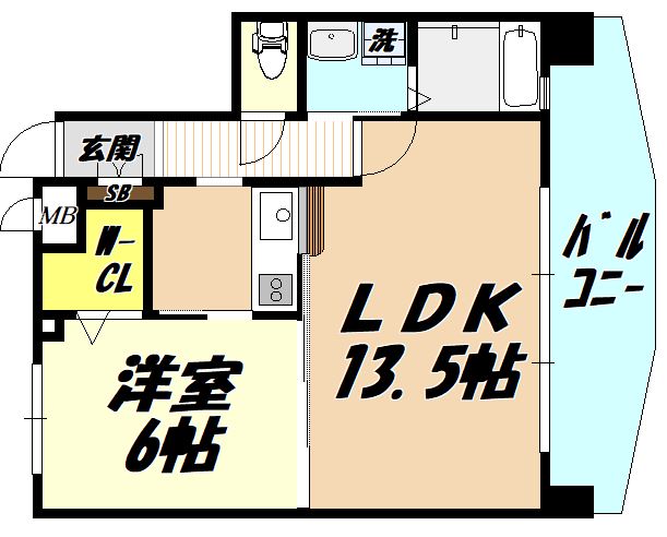 サンシャインプリンセス北九州の間取り