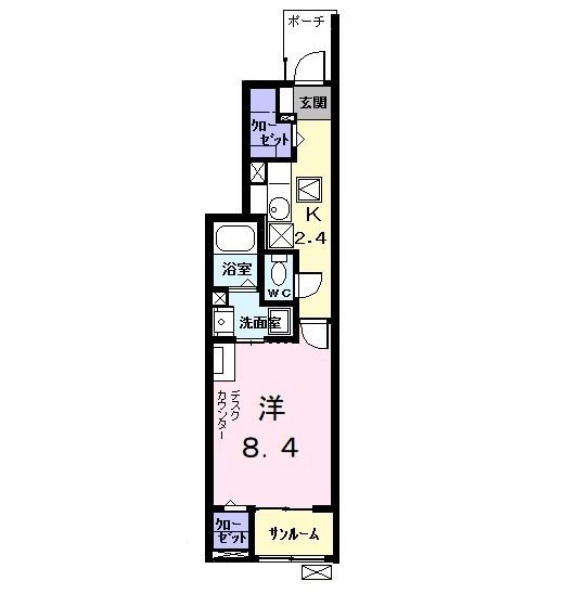 Ｋｐｕｓｅ（ケイプス）の間取り