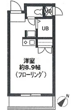 ＪＲ京浜東北線 横浜駅 徒歩14分 5階建 築28年の間取り写真
