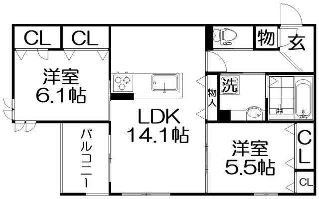 Arcobalenoの間取り