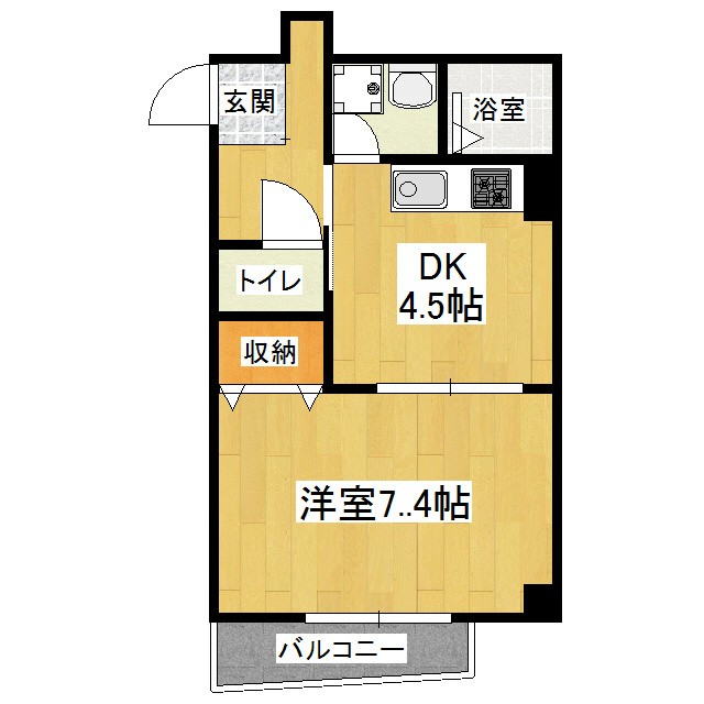 プレステージ翼の間取り