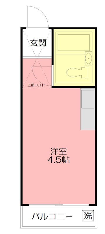 小田原市曽比のマンションの間取り