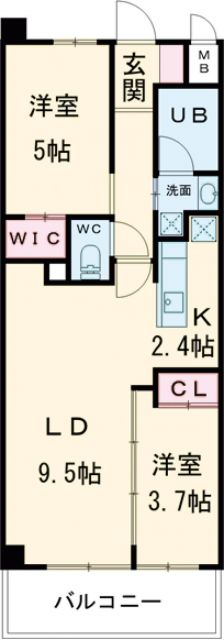 コンダクトレジデンスSHIMOJONOの間取り