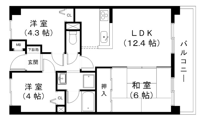 NOVA近江八幡の間取り