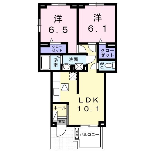 グラン　ソレイユ　Ｔの間取り