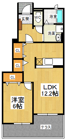 ヒルズ住吉Ａの間取り