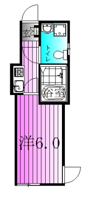 足立区西新井のアパートの間取り