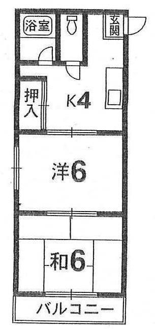 眉山リバーハイツの間取り