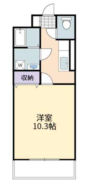 東広島市西条町寺家のマンションの間取り