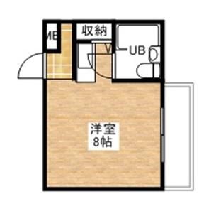 和歌山市六十谷のアパートの間取り