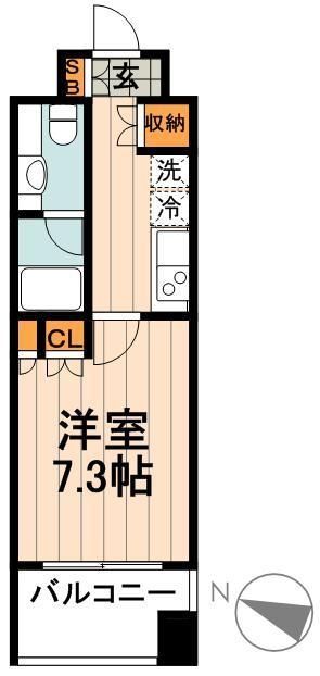 千代田区二番町のマンションの間取り