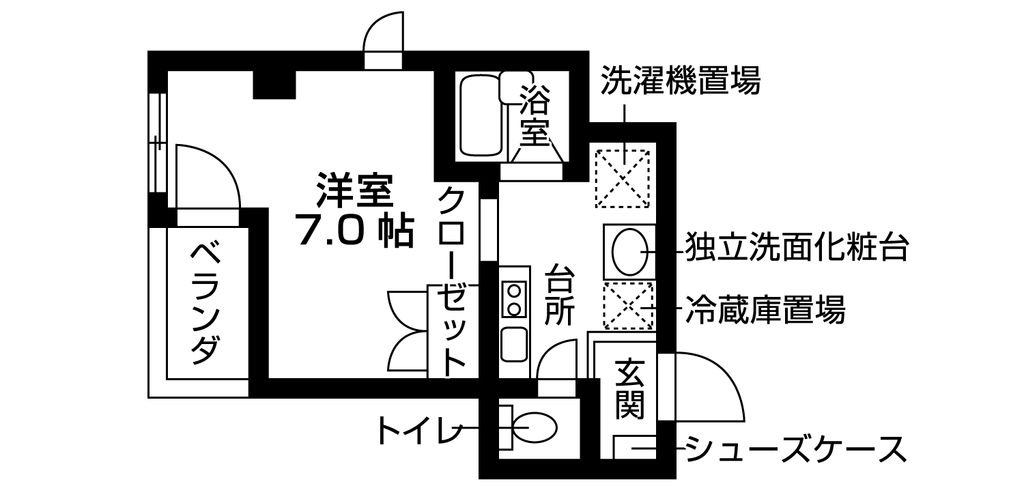 Capital Villa丸太町の間取り