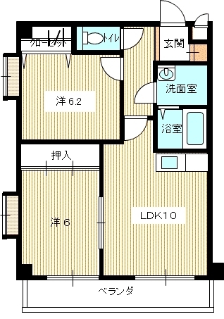 ラピスタウン吉見の間取り