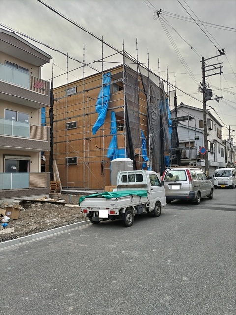 【姫路市幸町のアパートの建物外観】