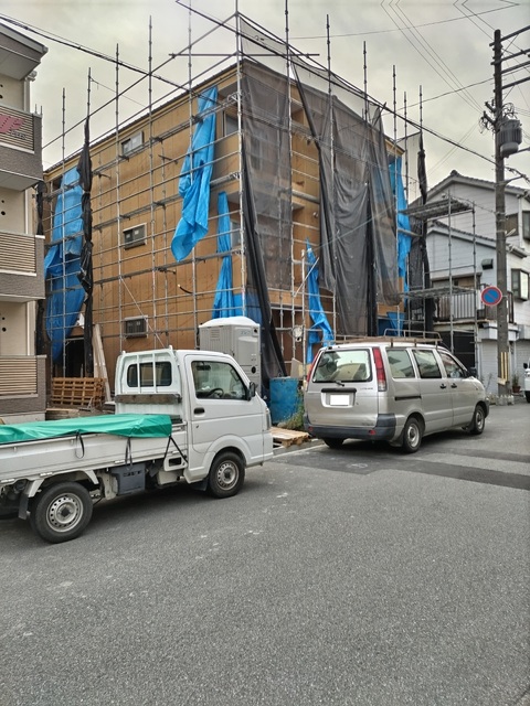 【姫路市幸町のアパートの建物外観】