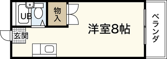 広島市佐伯区三宅のマンションの間取り