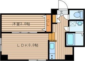 フロントコート南平岸の間取り