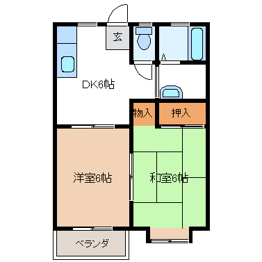 ファミーユレミカの間取り