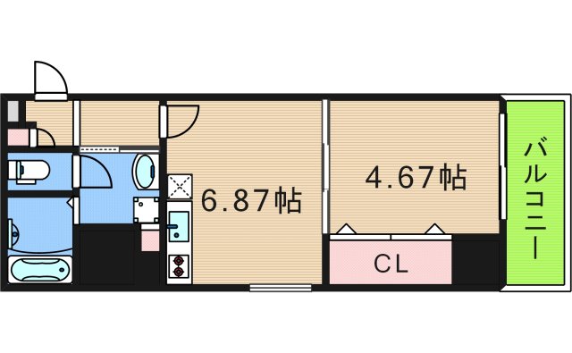 アーバンパーク住之江公園Iの間取り