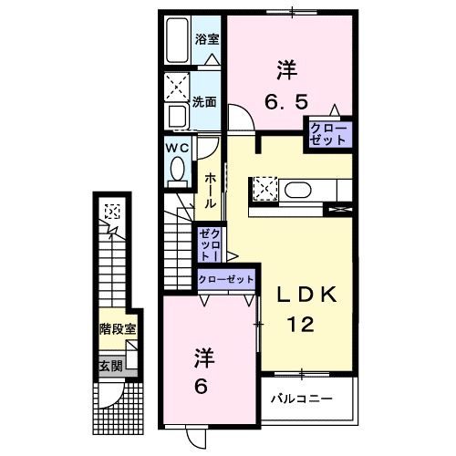 サニーフラットの間取り