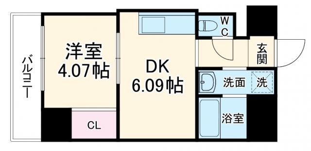 クローバー・クレア池田の間取り