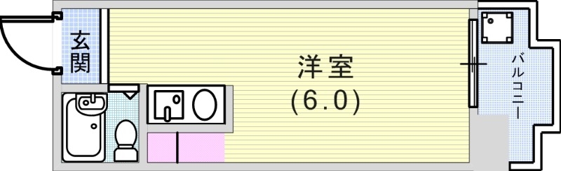 ネオダイキョー三宮の間取り