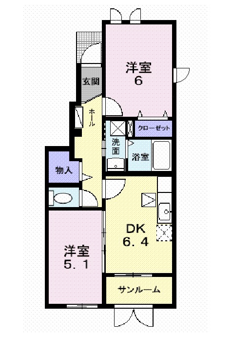 ラヴェルIの間取り