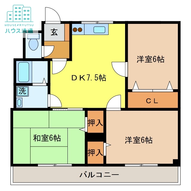 フェリーチェJの間取り