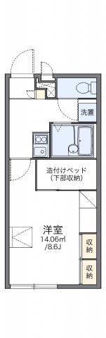 レオパレスおだまきの間取り