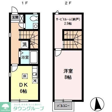 イエローコートヨコハマ　Ｄ棟の間取り