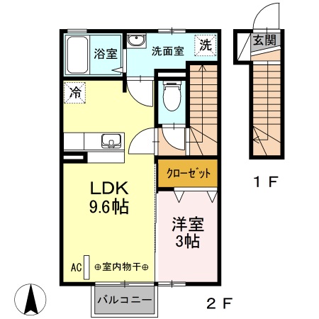 エストフルールの間取り