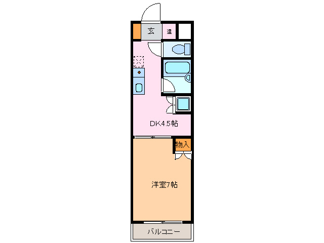 ユニオンハイツ日比野の間取り