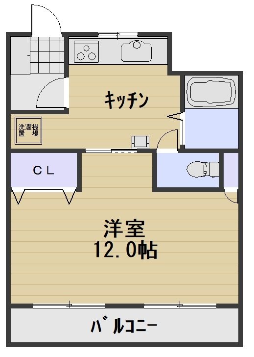 パークシティ中庄駅前の間取り