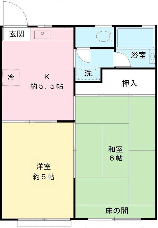 ファミーユ鹿島の間取り